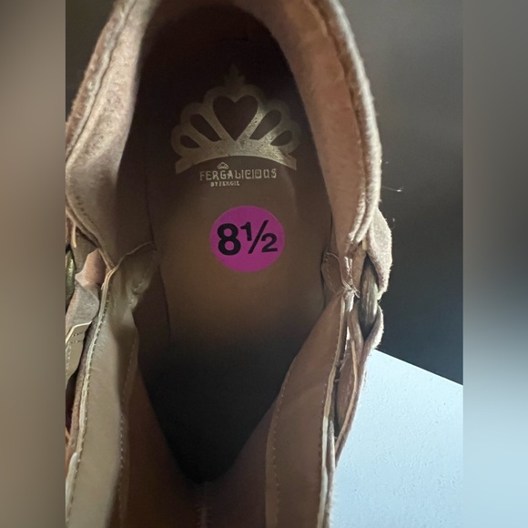 Fergalicious Tan Ankle Booties - Fall Fashion - Picture 7 of 7